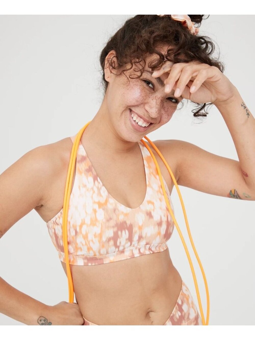 NWT OFFLINE by Aerie Shine Strappy Back Sports Bra - Size: Large